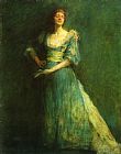 Thomas Dewing Comedia painting